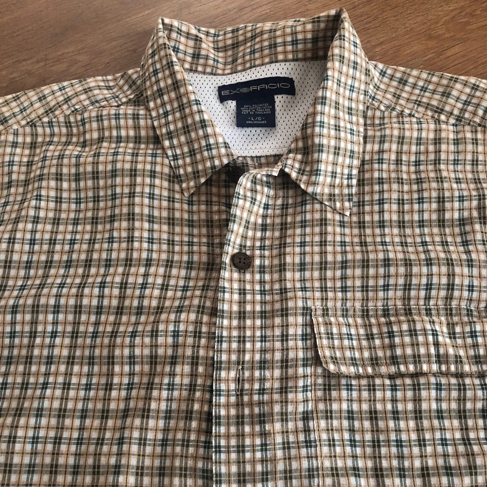 Exofficio men's mens SS shirt, size Large, great for summer.
